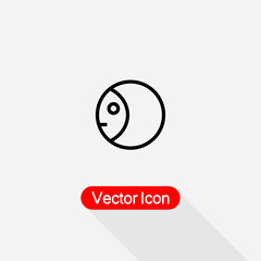 Fish Icon, Puffer Fish Icon vector illustration eps 10