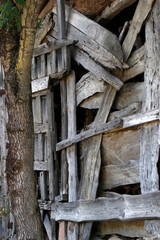 Old wooden house