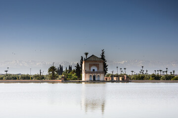 Menara Gardens in Marrakech, Morocco