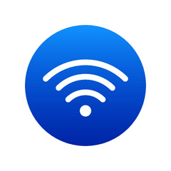 Wifi Icon in Blue Bubble
