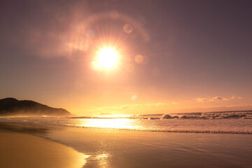Fototapeta premium Sunset on the beach