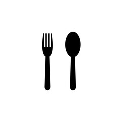 Food courts icon, fast food, logo isolated on white background