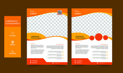 Editable Magazine, Poster, Corporate Brochure or flyer design vector template, Leaflet presentation, Modern Flyer Background Design EPS CC
