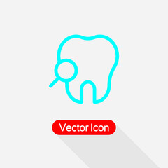 Tooth Icon, Dentist Icon Vector Illustration Eps10