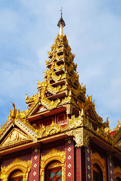 Dach der Thit Hta Man Aung Pagode - Hpa-An Myanmar