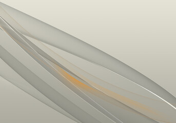 Abstract background waves. Ecru, grey and orange abstract background for wallpaper oder business card