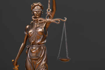 Statue of Justice - lady justice, law concept.