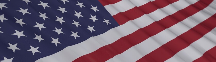 flag of the states of america digital illustration