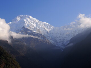 Spectacular views of the Himalayas, ABC (Annapurna Base Camp) Trek, Annapurna, Nepal