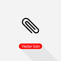 Attach Icon  Vector Illustration Eps10