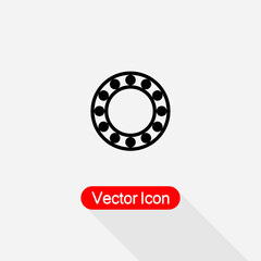 Obraz premium Ball Bearing Icon Vector Illustration Eps10