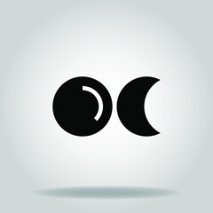 night mode icon or logo in  glyph
