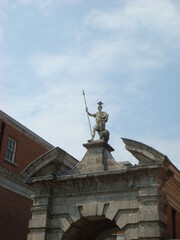 Fototapeta premium statue in dublin