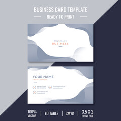 Creative business card template design