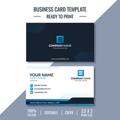 Modern design business card