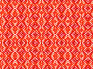 Background pattern of red and orange diamonds