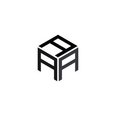 Initial Letters AAA logo icon Vector Illustration