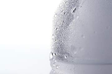 Naklejka na ściany i meble Close up of cold water 