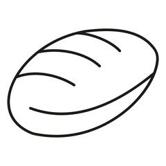 vector illustration of a bread