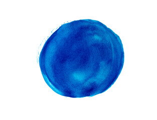 purple watercolor brush of paint on paper.