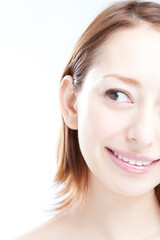 Fototapeta premium 笑顔の女性