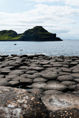 The magical basalt columns found in Northern Ireland make a magical landscape in Giant's Causeway