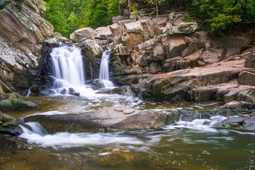 Fototapeta premium Scott's Run waterfall.Fairfax County.Virginia.USA