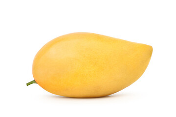 Ripe Mango  isolated on white background. Clipping path.