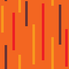 Vector fall-inspired geometric vertical lines seamless pattern background
