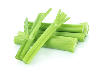 celery isolated on white background.