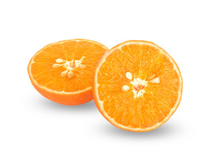 orange isolated on white background.