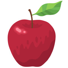 赤いりんごのイラスト