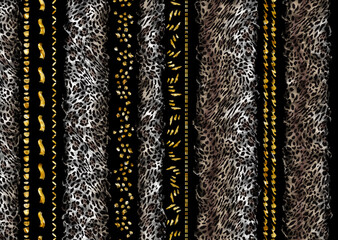 abstract leopard print texture