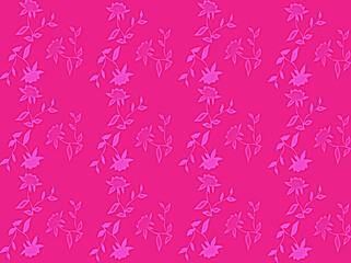 Seamless pattern design with floral background elements, beautiful ornaments, black, white, orange, pink, red, green, yellow, blue, gray, purple, brown