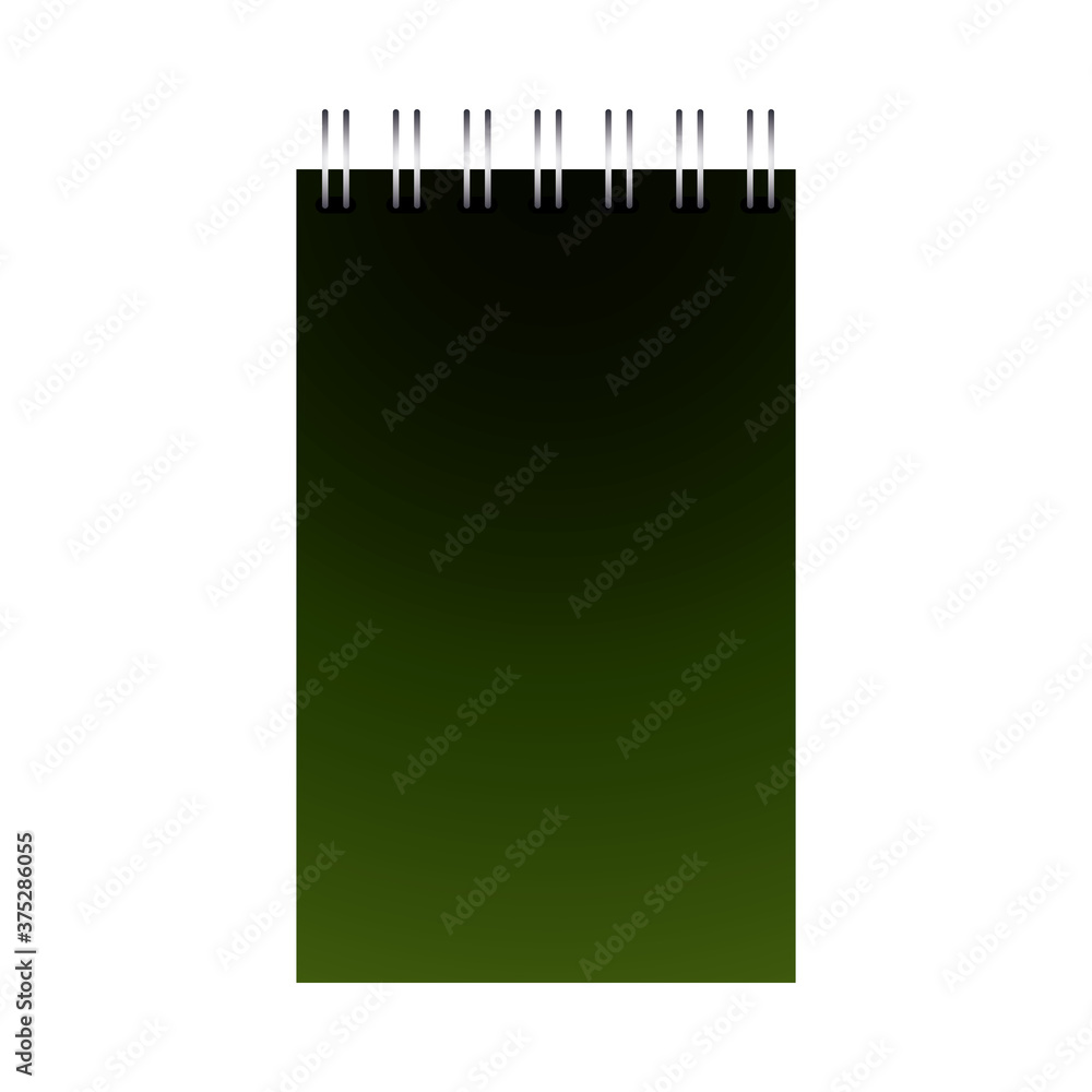 Poster notebook and notepad with corporate designs