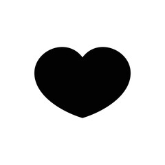 Heart vector icon, Symbol of Love and Valentine's Day. Social love heart icon. Heart icon - Perfect Love symbol. Vector EPS