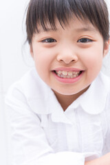 笑顔の女の子
