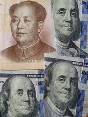 exchange value of american dollar money and chinese currency