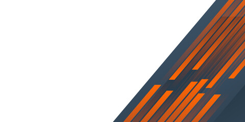 Geometric blue and orange background. Abstract background with blue and orange gradient composition. 