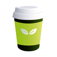 coffee cup top with corporate designs