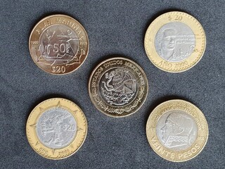 economy and business with Mexican money
