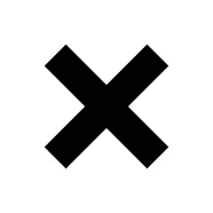 Cross Icon. Cancel icon. Close icon.