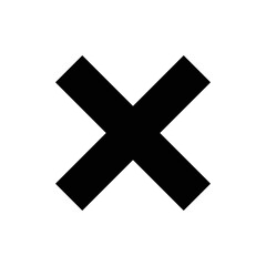 Cross Icon. Cancel icon. Close icon.