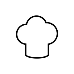 Chef hat vector icon. Cooking hat illustration vector icon. Kitchen logo. Culinary chef icon. Design web icon.