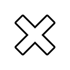 Cross Icon. Cancel icon. Close icon.