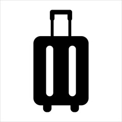Travel bag icon. Design template vector