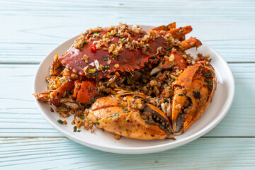 Stir Fried Crab with Spicy Salt & Pepper