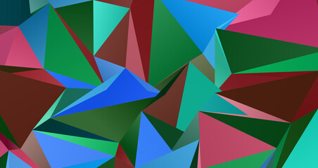Abstract Low-Poly background. triangulated texture. Design 3d. Polygonal geometrical pattern. Triangular modern style