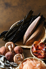 和食に使われるだしの食材