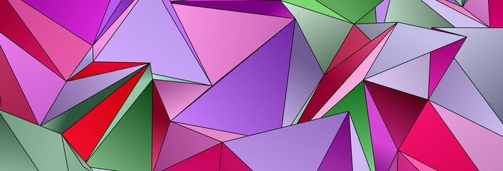 Obraz premium Abstract Low-Poly background. triangulated texture. Design 3d. Polygonal geometrical pattern. Triangular modern style